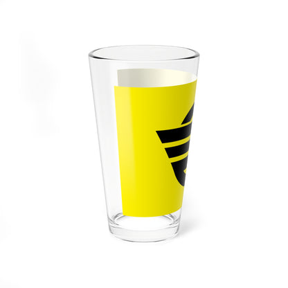 Flag of Miyoshi-town Tokushima 1967-2006 (Japan) Pint Glass 16oz