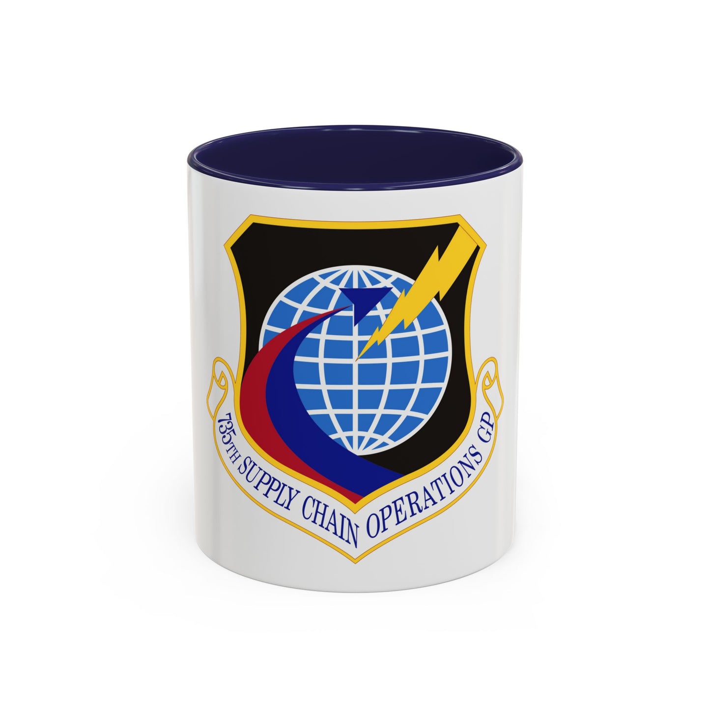 735th Supply Chain Operations Group (U.S. Air Force) Accent Coffee Mug