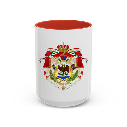 Coat of Arms of the First Mexican Empire - Accent Coffee Mug