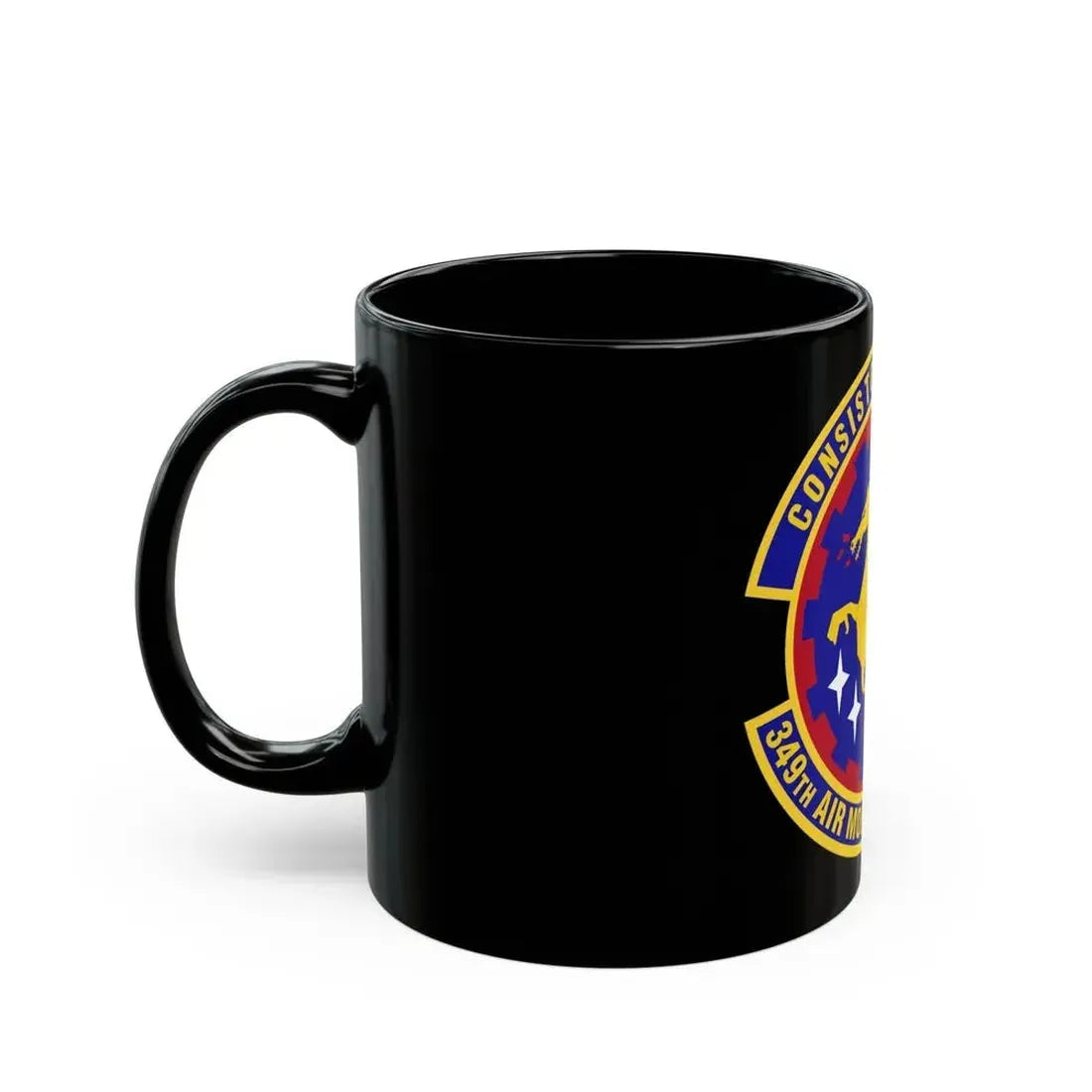 349th Air Mobility Operations Flight (U.S. Air Force) Black Coffee Mug - Go Mug Yourself