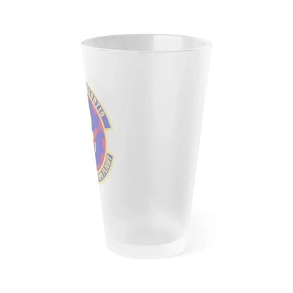 349th Air Mobility Operations Flight (U.S. Air Force) Frosted Pint Glass 16oz - Go Mug Yourself