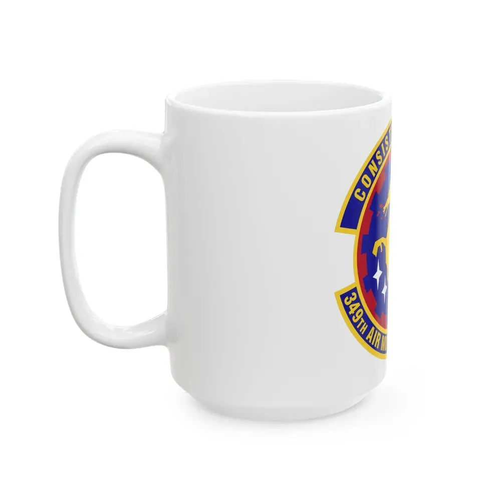 349th Air Mobility Operations Flight (U.S. Air Force) White Coffee Mug - Go Mug Yourself