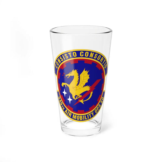 349th Air Mobility Operations Squadron (U.S. Air Force) Pint Glass 16oz-16oz-Go Mug Yourself