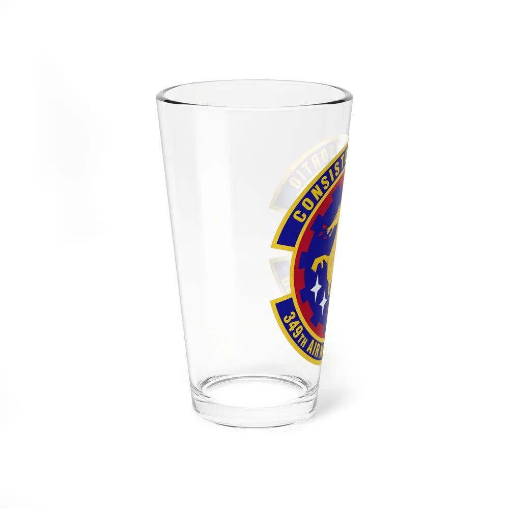 349th Air Mobility Operations Squadron (U.S. Air Force) Pint Glass 16oz-Go Mug Yourself