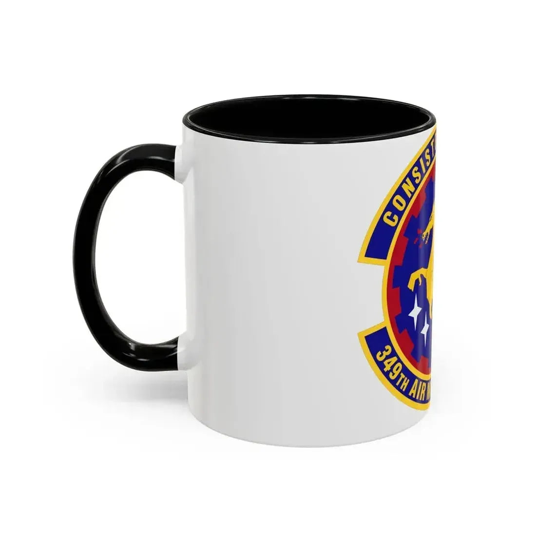 349th Air Mobility Operations Squadron (U.S. Air Force) Accent Coffee Mug - Go Mug Yourself