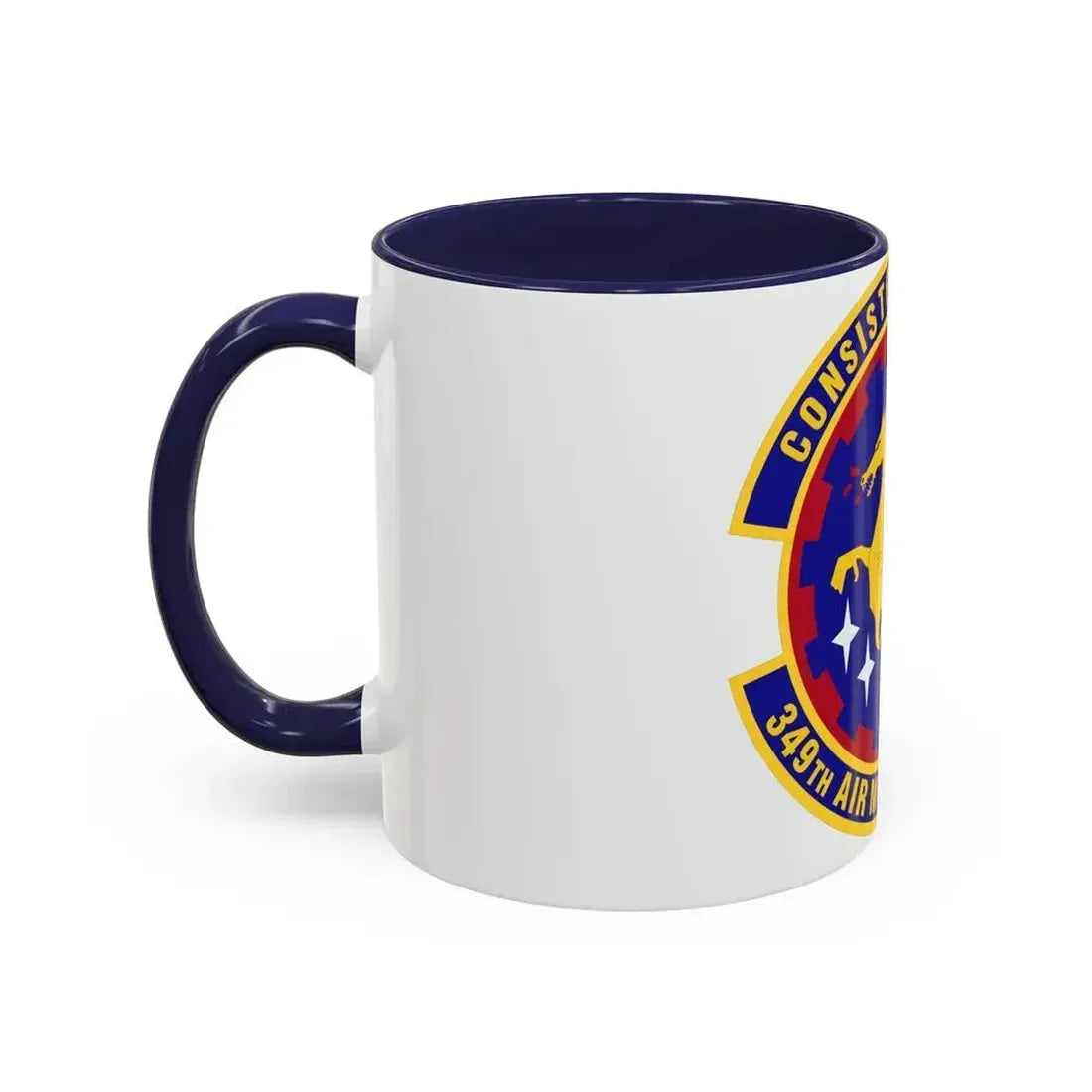 349th Air Mobility Operations Squadron (U.S. Air Force) Accent Coffee Mug - Go Mug Yourself