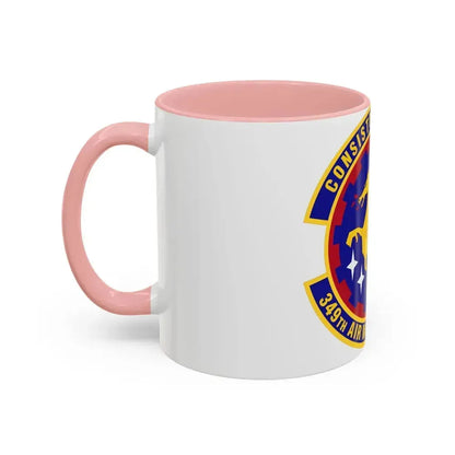 349th Air Mobility Operations Squadron (U.S. Air Force) Accent Coffee Mug - Go Mug Yourself