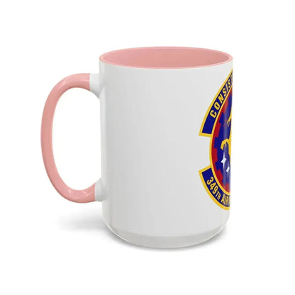 349th Air Mobility Operations Squadron (U.S. Air Force) Accent Coffee Mug - Go Mug Yourself