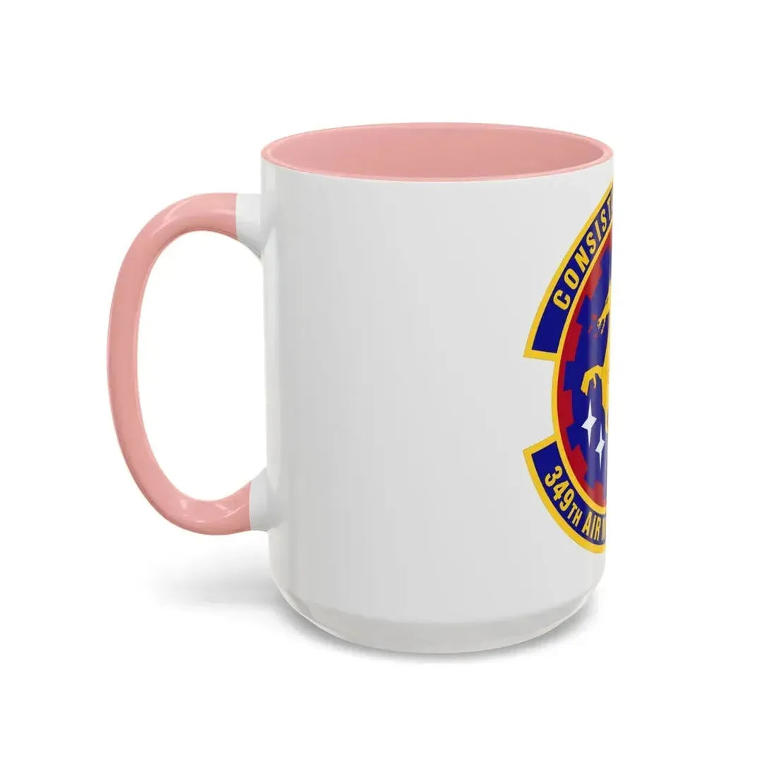 349th Air Mobility Operations Squadron (U.S. Air Force) Accent Coffee Mug - Go Mug Yourself