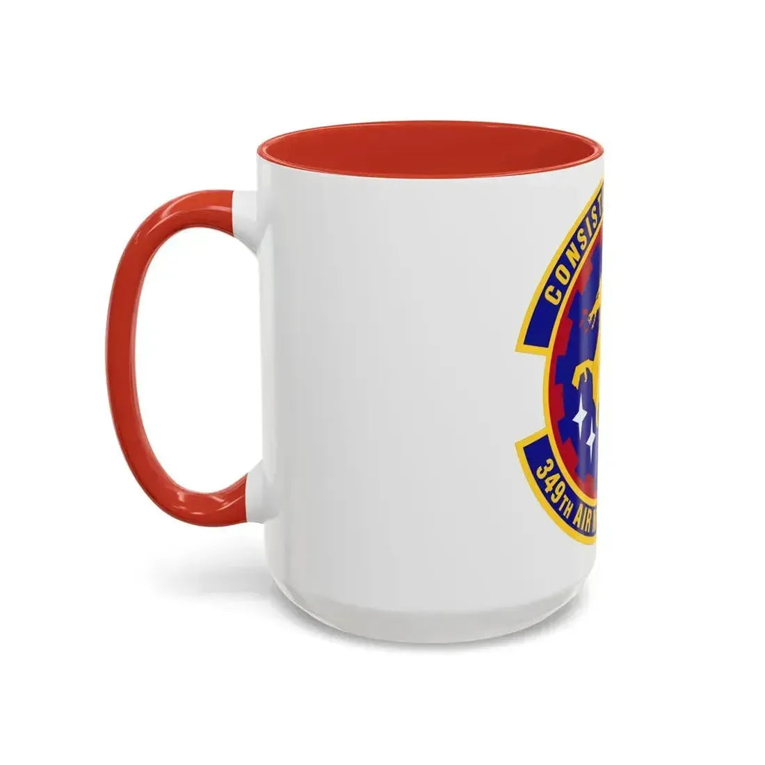 349th Air Mobility Operations Squadron (U.S. Air Force) Accent Coffee Mug - Go Mug Yourself