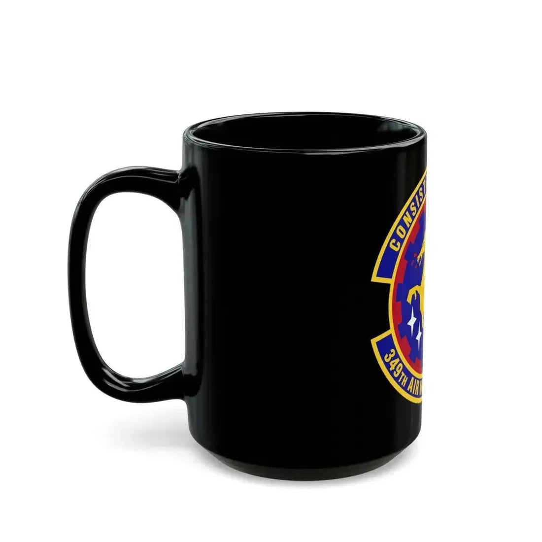349th Air Mobility Operations Squadron (U.S. Air Force) Black Coffee Mug - Go Mug Yourself