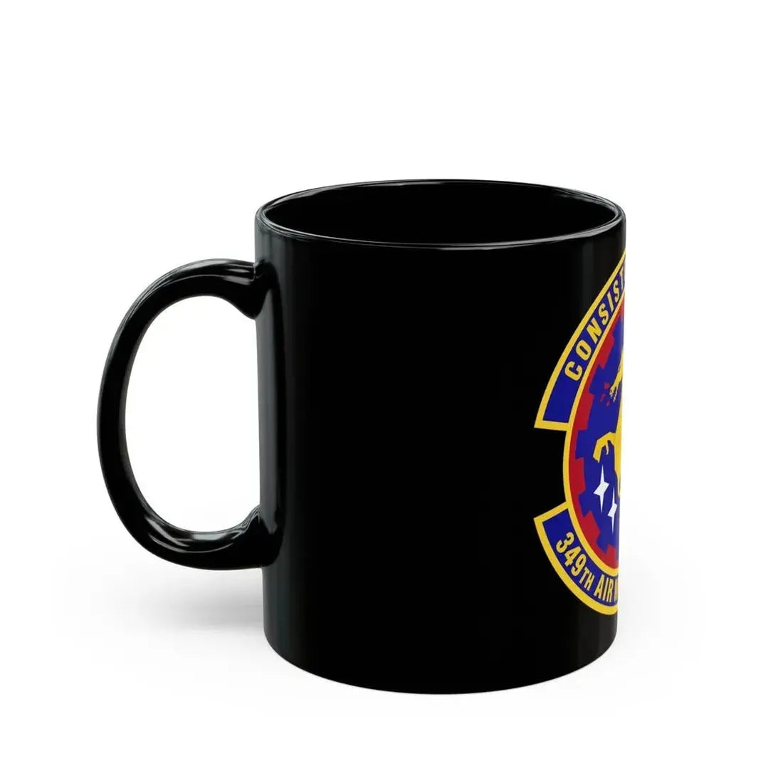 349th Air Mobility Operations Squadron (U.S. Air Force) Black Coffee Mug - Go Mug Yourself