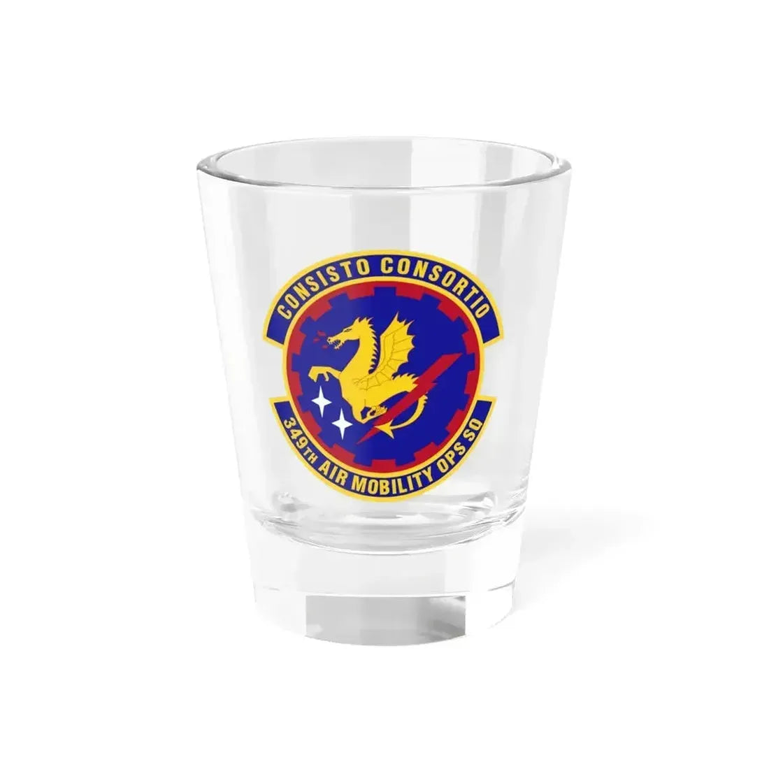 349th Air Mobility Operations Squadron (U.S. Air Force) Shot Glass 1.5oz 1.5oz - Go Mug Yourself