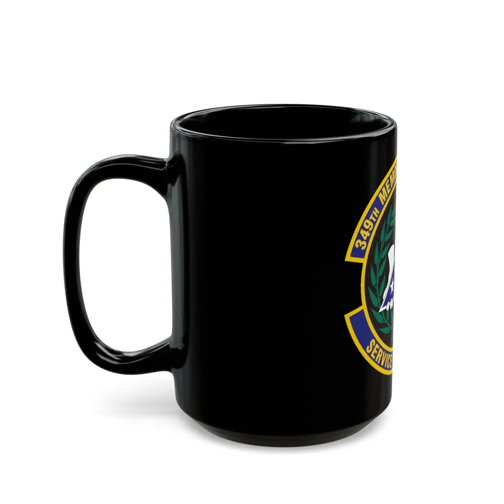 349th Memorial Affairs Squadron (U.S. Air Force) Black Coffee Mug-Go Mug Yourself