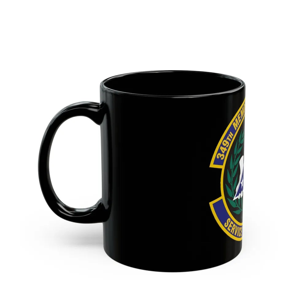 349th Memorial Affairs Squadron (U.S. Air Force) Black Coffee Mug-Go Mug Yourself