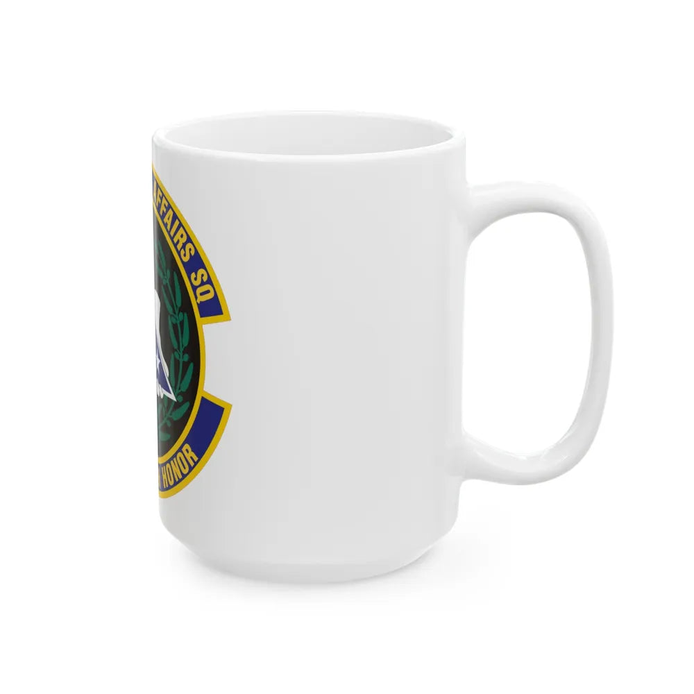 349th Memorial Affairs Squadron (U.S. Air Force) White Coffee Mug-Go Mug Yourself