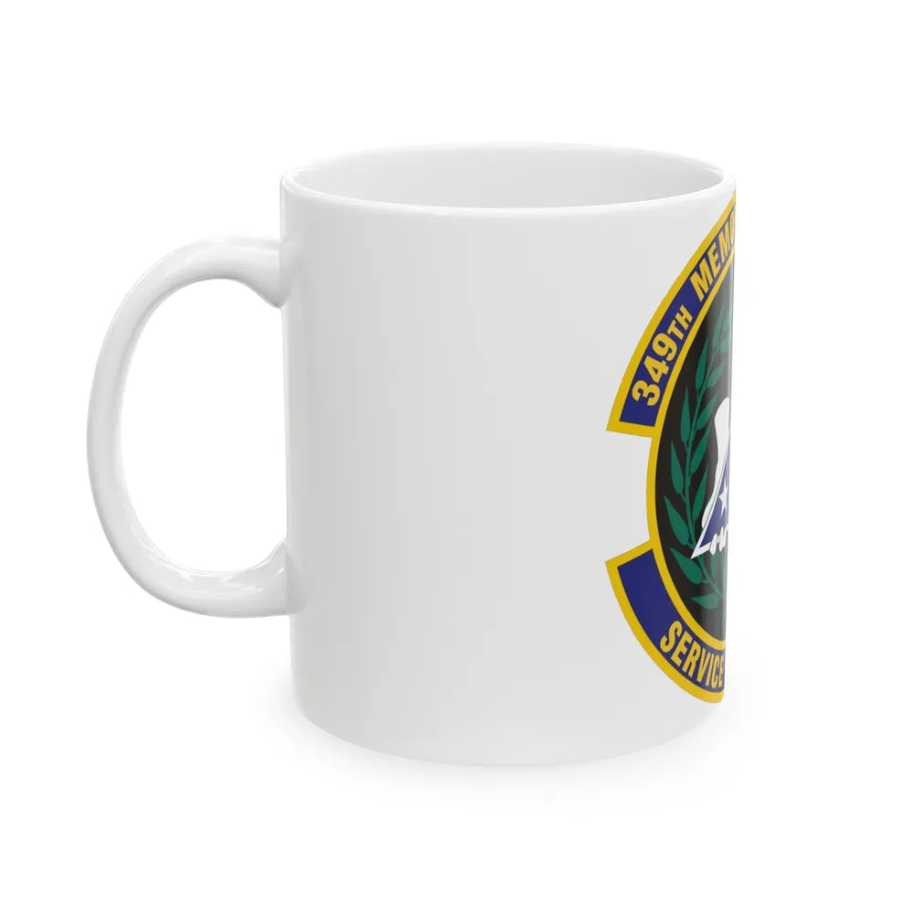 349th Memorial Affairs Squadron (U.S. Air Force) White Coffee Mug-Go Mug Yourself