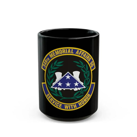 349th Memorial Affairs Squadron (U.S. Air Force) Black Coffee Mug 15oz - Go Mug Yourself