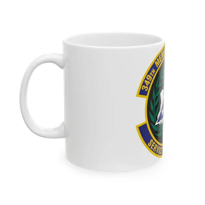349th Memorial Affairs Squadron (U.S. Air Force) White Coffee Mug - Go Mug Yourself