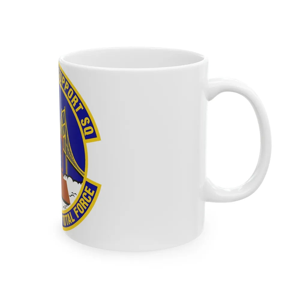 349th Mission Support Squadron (U.S. Air Force) White Coffee Mug-Go Mug Yourself