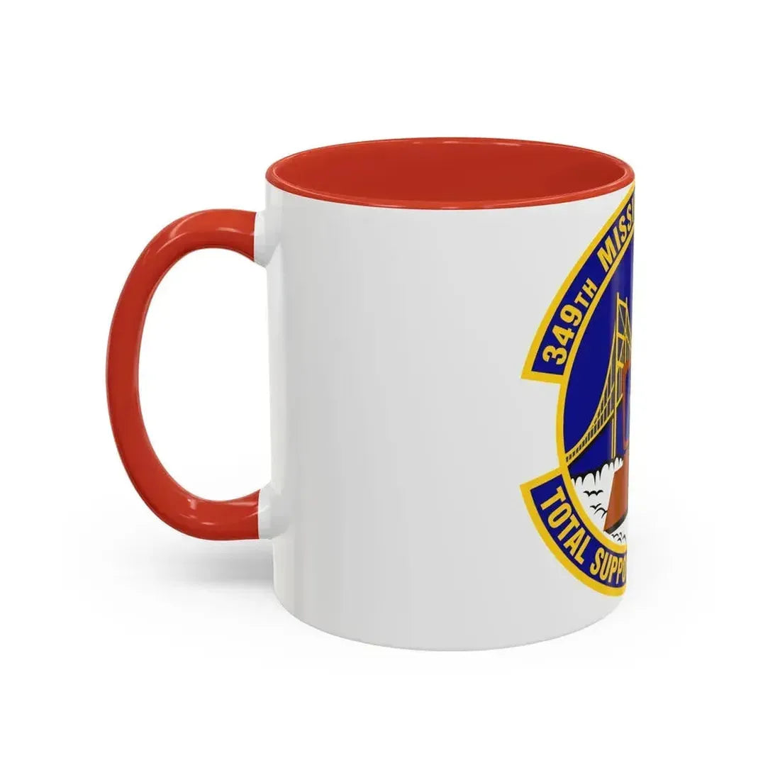 349th Mission Support Squadron (U.S. Air Force) Accent Coffee Mug - Go Mug Yourself