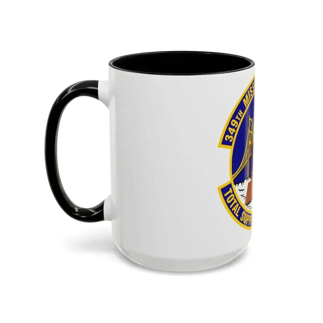 349th Mission Support Squadron (U.S. Air Force) Accent Coffee Mug - Go Mug Yourself