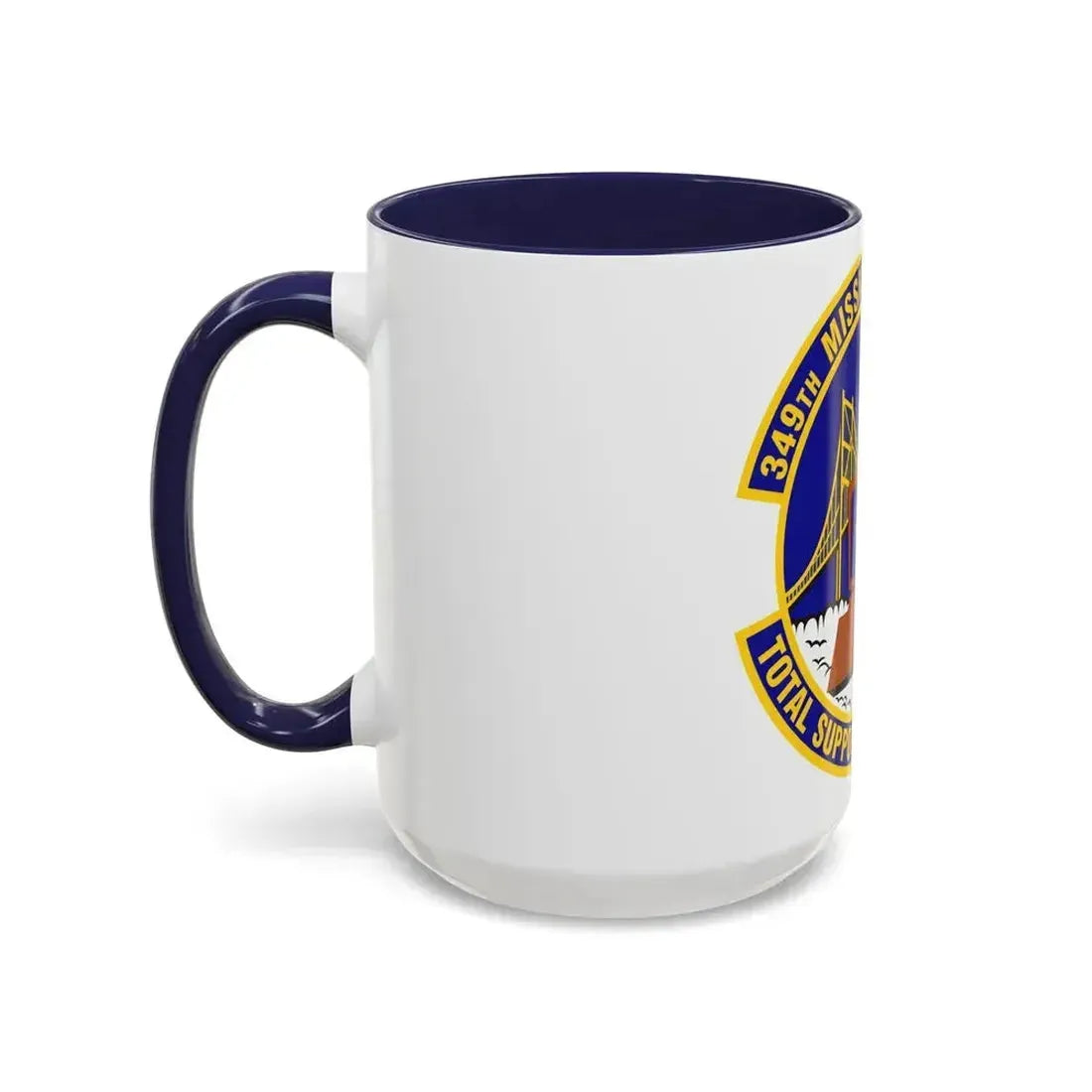 349th Mission Support Squadron (U.S. Air Force) Accent Coffee Mug - Go Mug Yourself