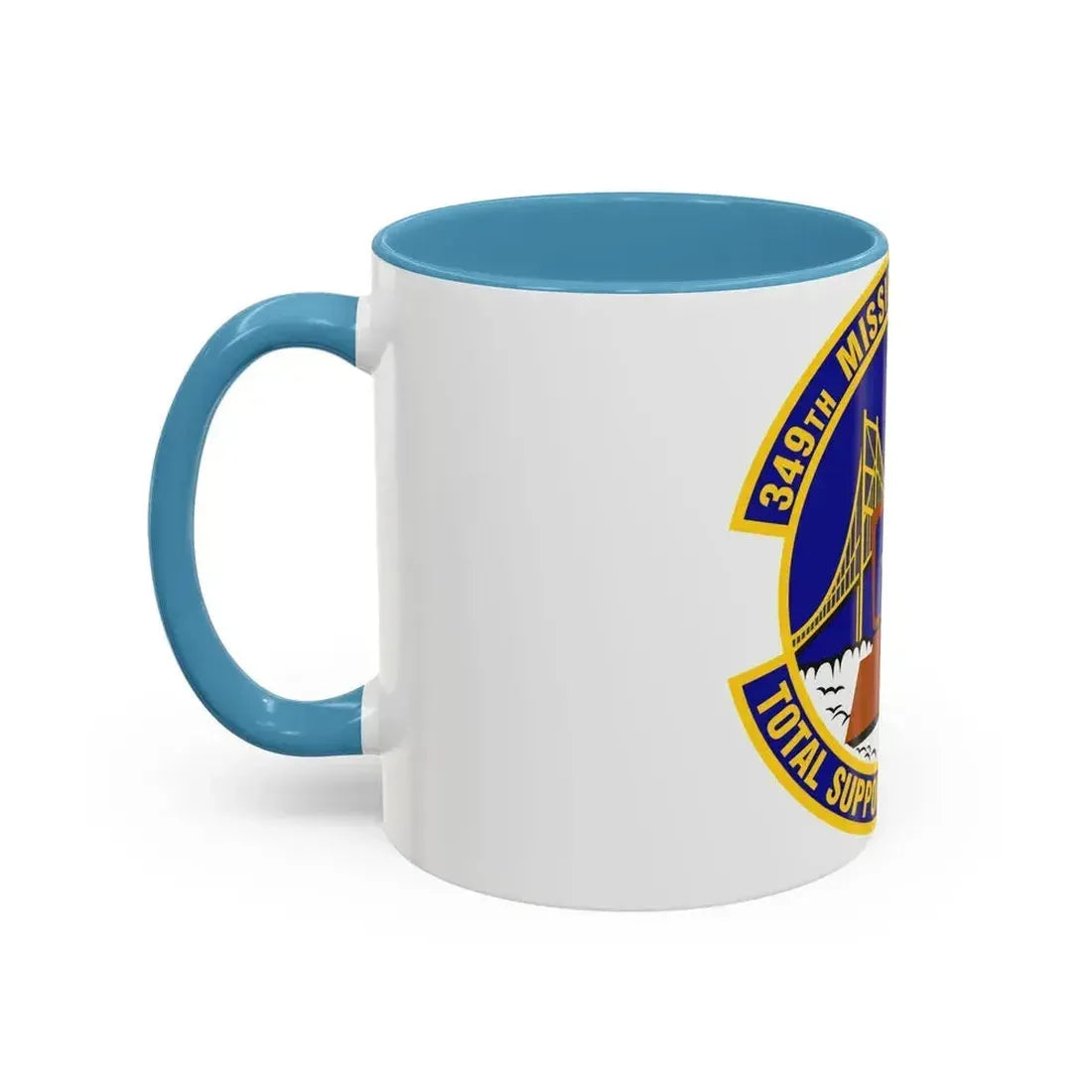 349th Mission Support Squadron (U.S. Air Force) Accent Coffee Mug - Go Mug Yourself
