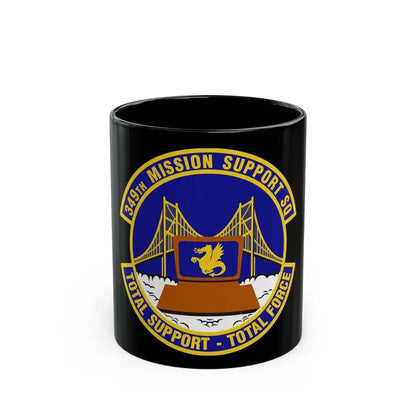 349th Mission Support Squadron (U.S. Air Force) Black Coffee Mug 11oz - Go Mug Yourself