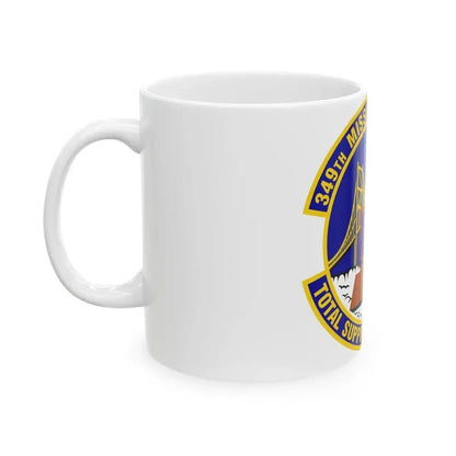 349th Mission Support Squadron (U.S. Air Force) White Coffee Mug - Go Mug Yourself