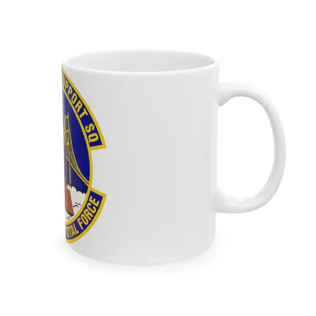 349th Mission Support Squadron (U.S. Air Force) White Coffee Mug - Go Mug Yourself