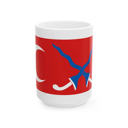 Flag of Sultanate of Mataram Malaysia - White Coffee Mug-15oz-Go Mug Yourself