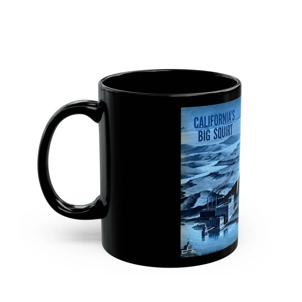 California's Big Squirt, 1951 - Black Coffee Mug-Go Mug Yourself