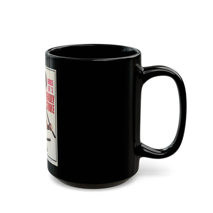 DEADLY STRIKE 1978 Movie Poster - Black Coffee Mug-Go Mug Yourself