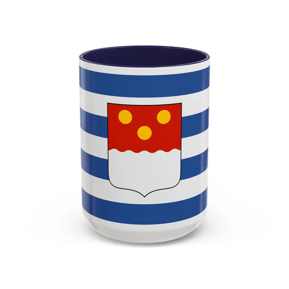 Flag of Batumi Georgia - Accent Coffee Mug-15oz-Navy-Go Mug Yourself