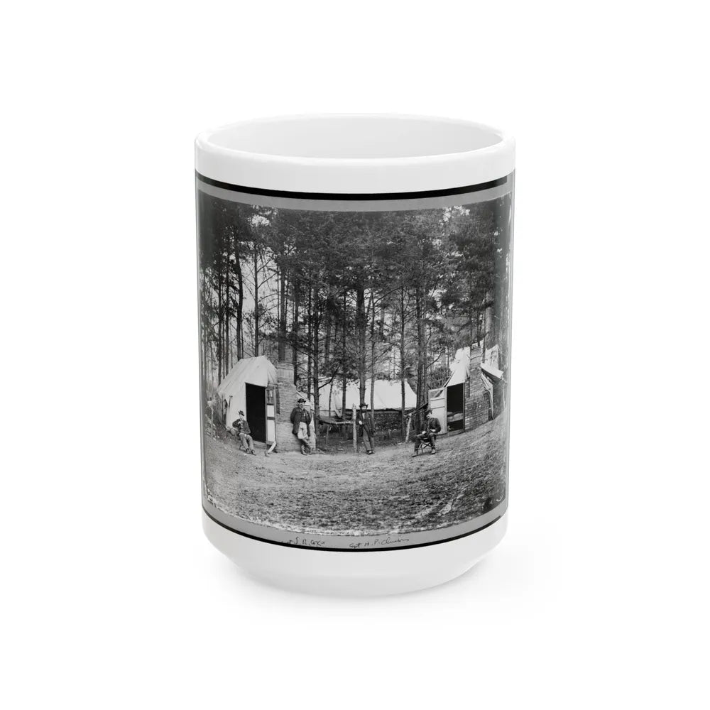 Quarters Of Capt. Harry Clinton, Qt. Mst. Of Provost Marshal Dept., Brandy Station, Virginia (U.S. Civil War) White Coffee Mug-15oz-Go Mug Yourself