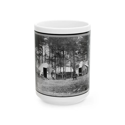 Quarters Of Capt. Harry Clinton, Qt. Mst. Of Provost Marshal Dept., Brandy Station, Virginia (U.S. Civil War) White Coffee Mug-15oz-Go Mug Yourself