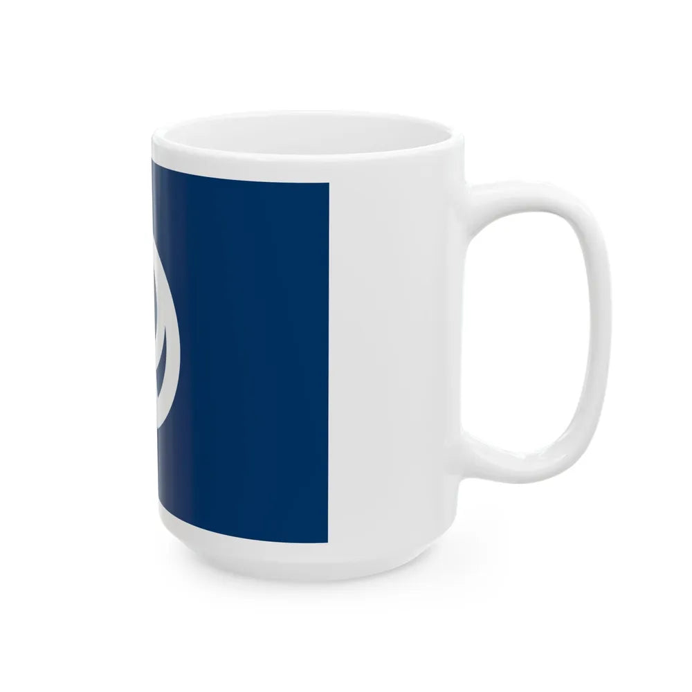 Flag of Higashiyamato Tokyo Japan - White Coffee Mug-Go Mug Yourself