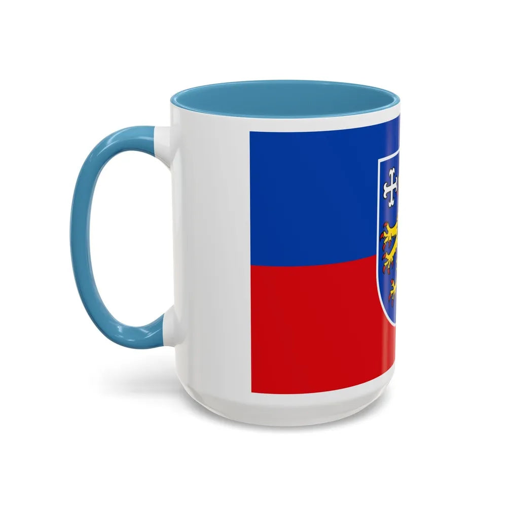 Flag of Friesland Germany - Accent Coffee Mug-Go Mug Yourself