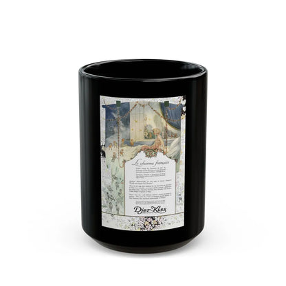 Djer-Kiss ad, Ladies' Home Journal, February 1918 - Black Coffee Mug-15oz-Go Mug Yourself