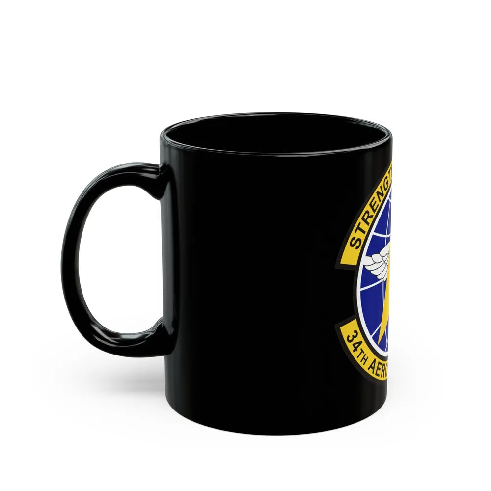 34th Aeromedical Evacuation Squadron (U.S. Air Force) Black Coffee Mug-Go Mug Yourself