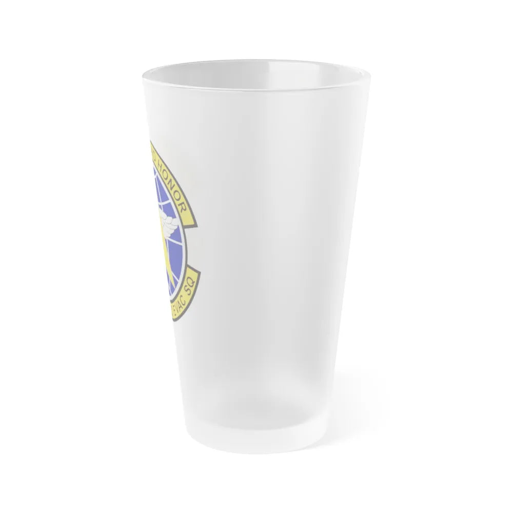 34th Aeromedical Evacuation Squadron (U.S. Air Force) Frosted Pint Glass 16oz-Go Mug Yourself