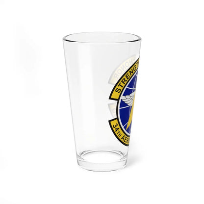 34th Aeromedical Evacuation Squadron (U.S. Air Force) Pint Glass 16oz-Go Mug Yourself