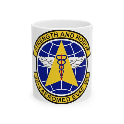 34th Aeromedical Evacuation Squadron (U.S. Air Force) White Coffee Mug-11oz-Go Mug Yourself