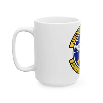 34th Aeromedical Evacuation Squadron (U.S. Air Force) White Coffee Mug-Go Mug Yourself