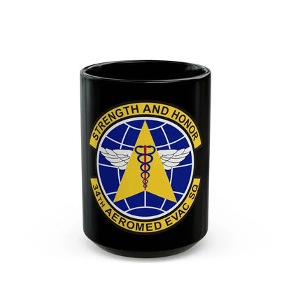34th Aeromedical Evacuation Squadron (U.S. Air Force) Black Coffee Mug 15oz - Go Mug Yourself