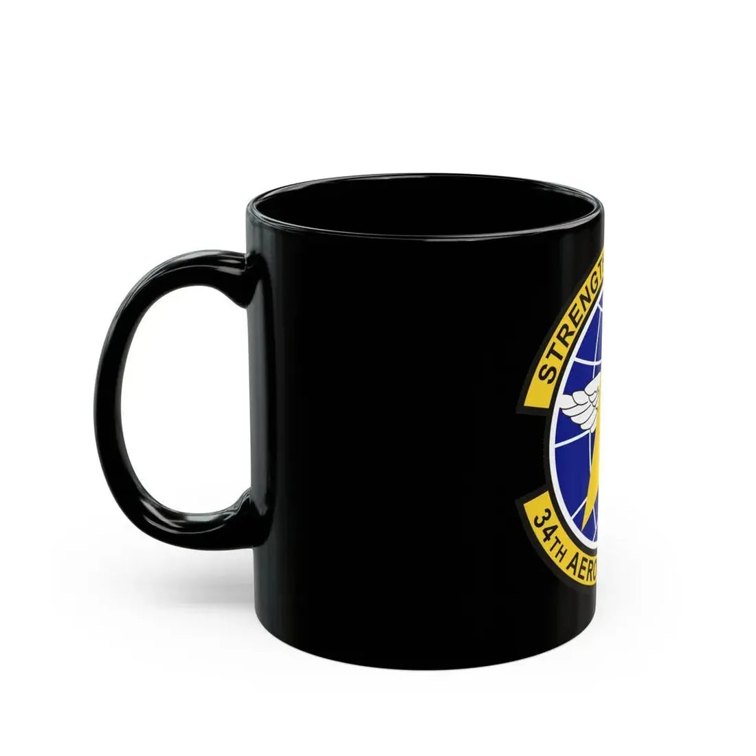 34th Aeromedical Evacuation Squadron (U.S. Air Force) Black Coffee Mug - Go Mug Yourself