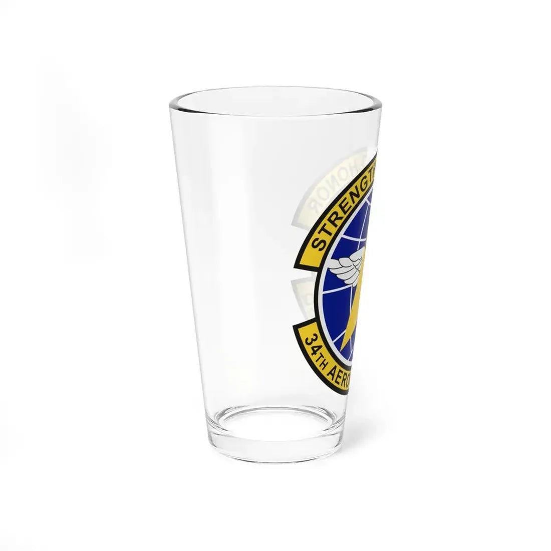 34th Aeromedical Evacuation Squadron (U.S. Air Force) Pint Glass 16oz - Go Mug Yourself
