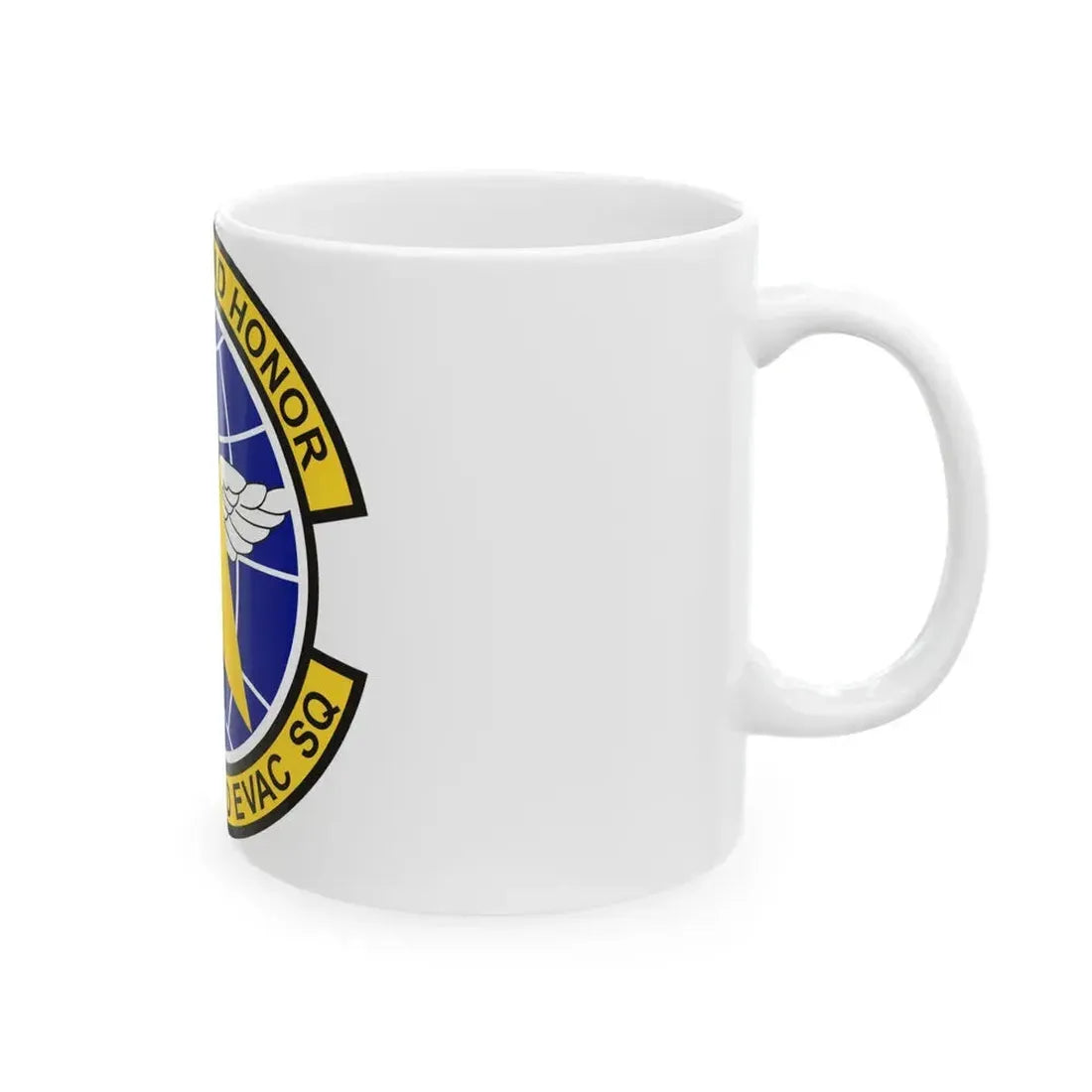 34th Aeromedical Evacuation Squadron (U.S. Air Force) White Coffee Mug - Go Mug Yourself