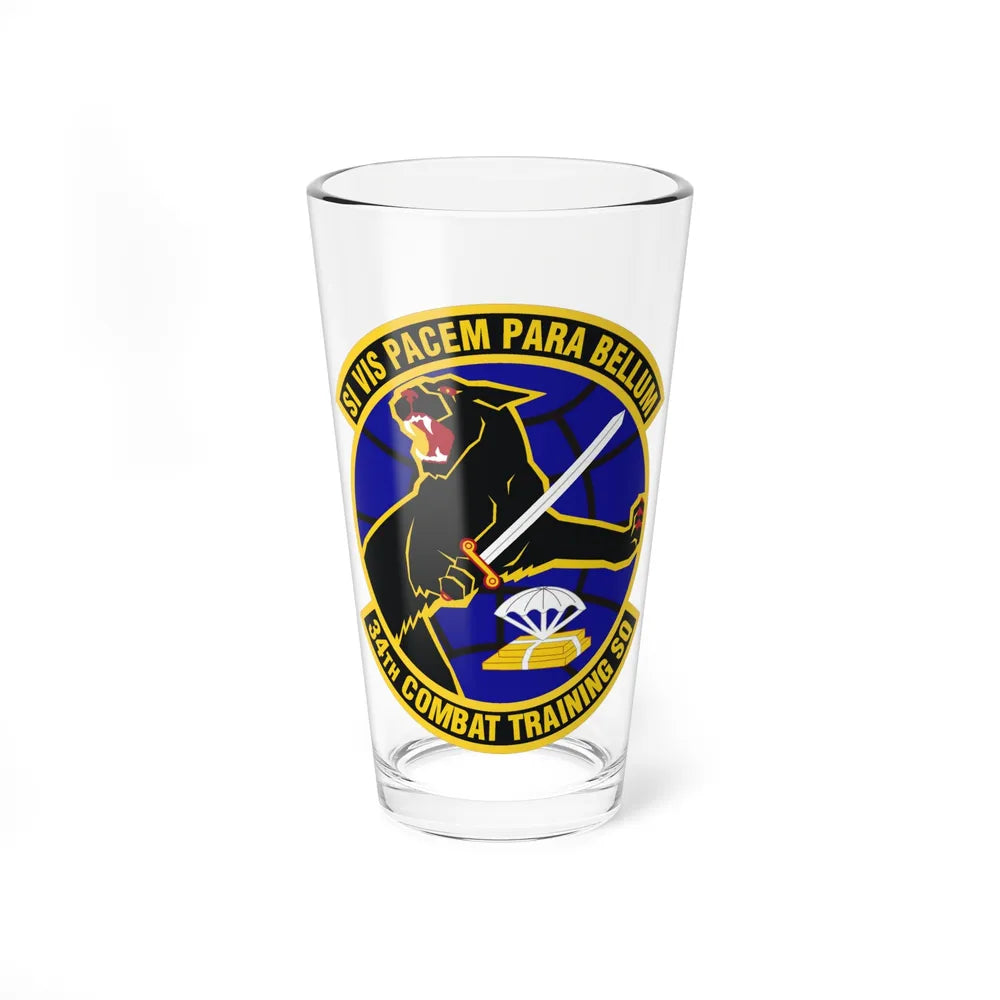 34th Combat Training Squadron (U.S. Air Force) Pint Glass 16oz-16oz-Go Mug Yourself